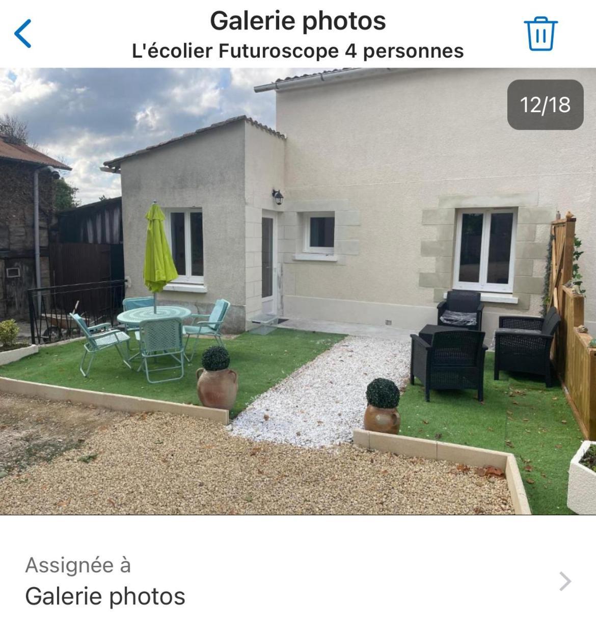 L'Ecolier Futuroscope 4 Personnes Apartment Beaumont  Exterior photo